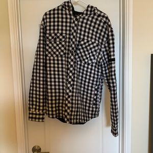 Buffalo Plaid Hoody style jacket